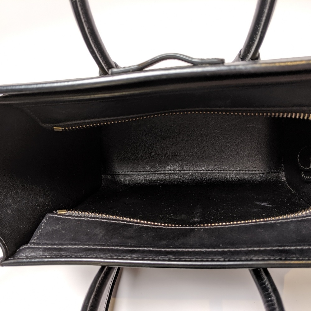 SOLD Celine Black Double Stitch Nano Crossbody - Picture 2 of 8